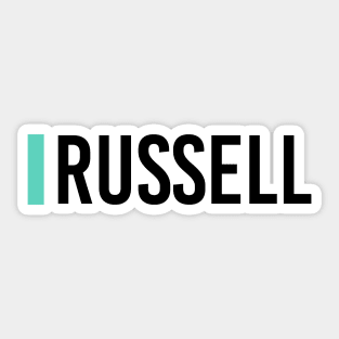 George Russell Driver Name - 2022 Season #2 Sticker